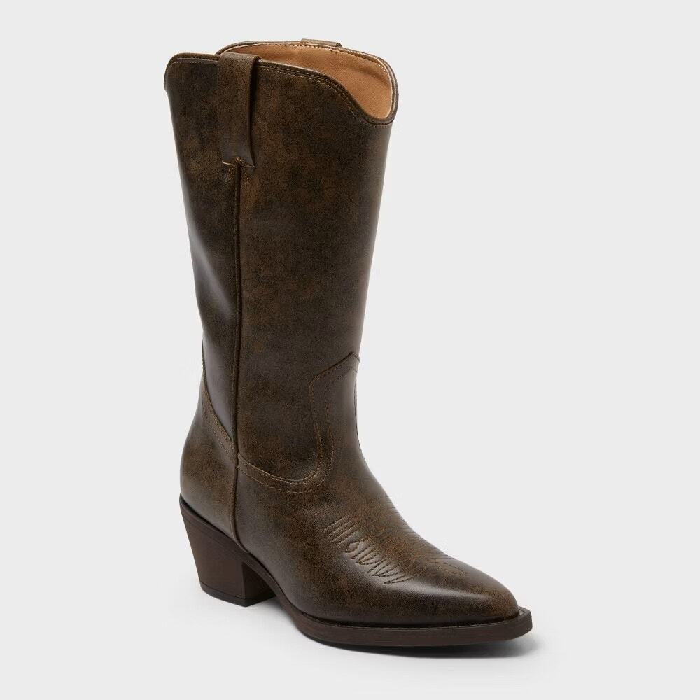 Reed Boots w/Memory Foam Insole - Universal Thread - Weathered Brown - Women's 7